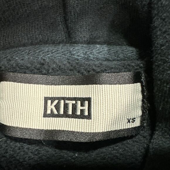 Kith EEA Globe Utah Box Logo Hoodie Sweatshirt Black Size XS Extra Small - Picture 6 of 7